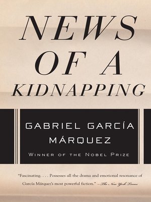 cover image of News of a Kidnapping